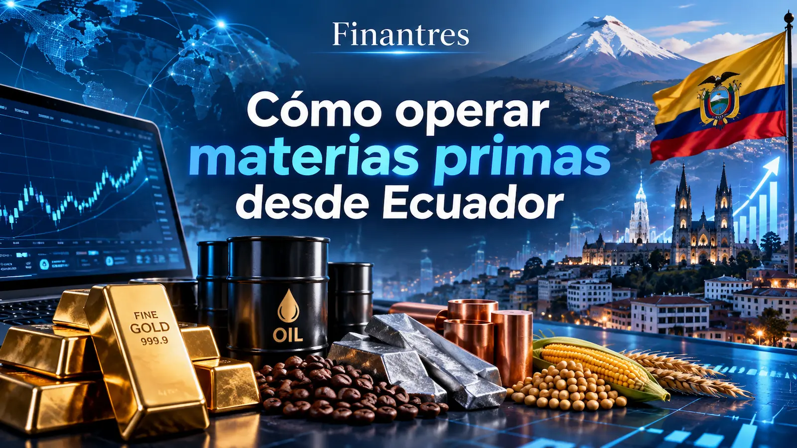 Cómo operar materias primas desde Ecuador