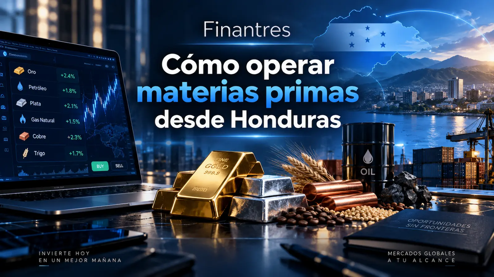 Cómo operar materias primas desde Honduras