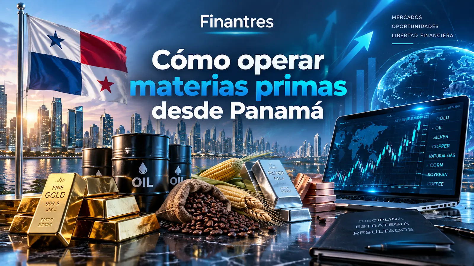 Cómo operar materias primas desde Panamá