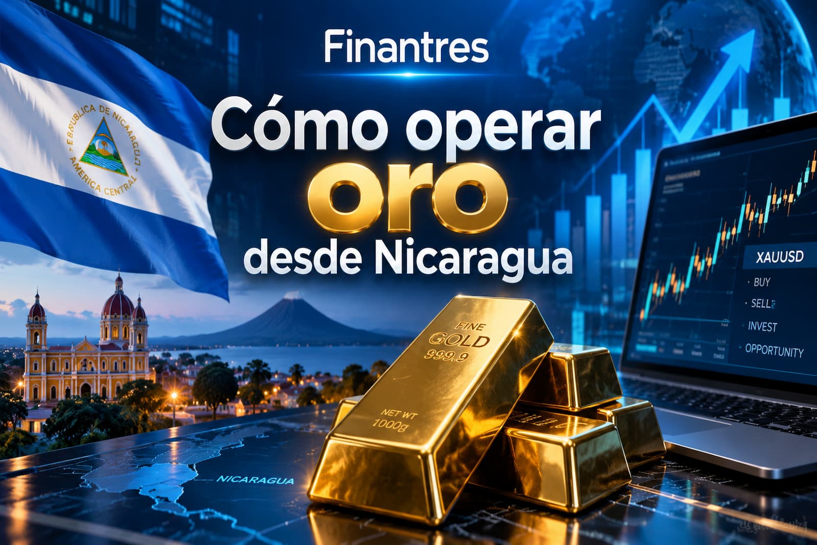 Cómo operar oro desde Nicaragua: guía práctica con XAU/USD