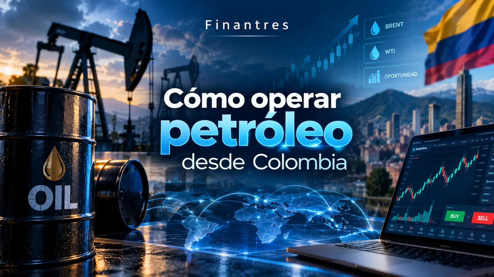 Cómo operar petróleo desde Colombia