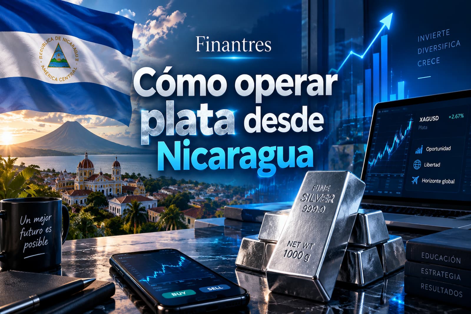 Cómo operar plata desde Nicaragua