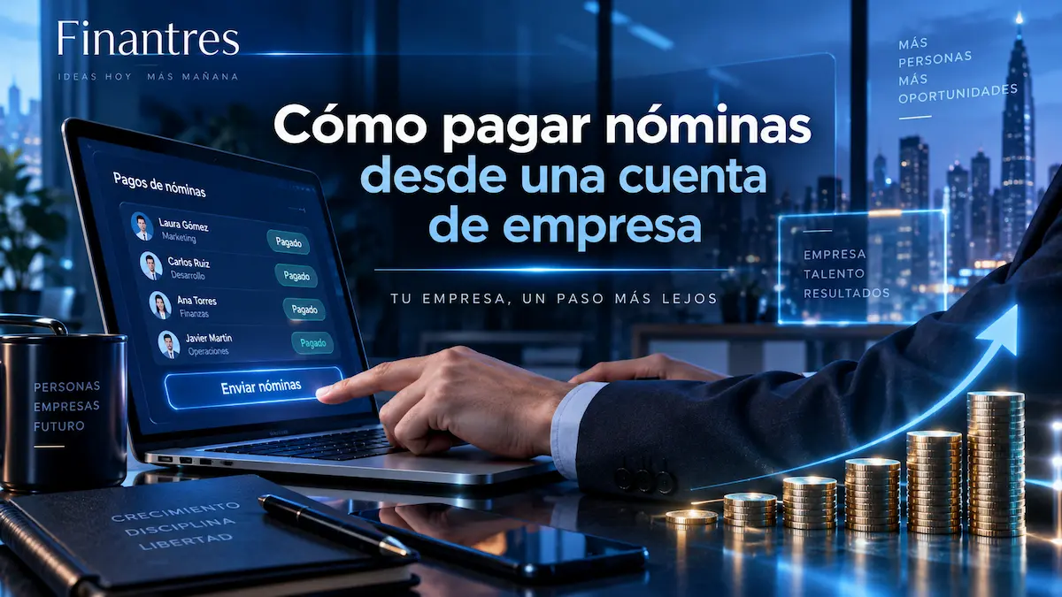 Cómo pagar nóminas desde una cuenta de empresa