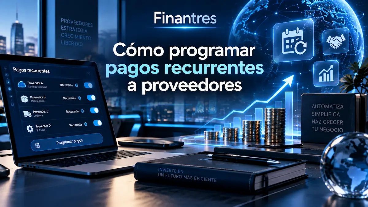 Cómo programar pagos recurrentes a proveedores