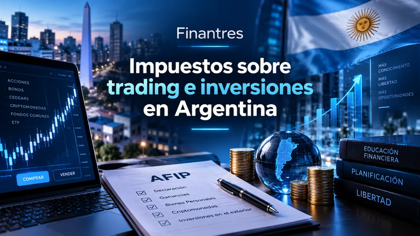 Impuestos sobre trading e inversiones en Argentina