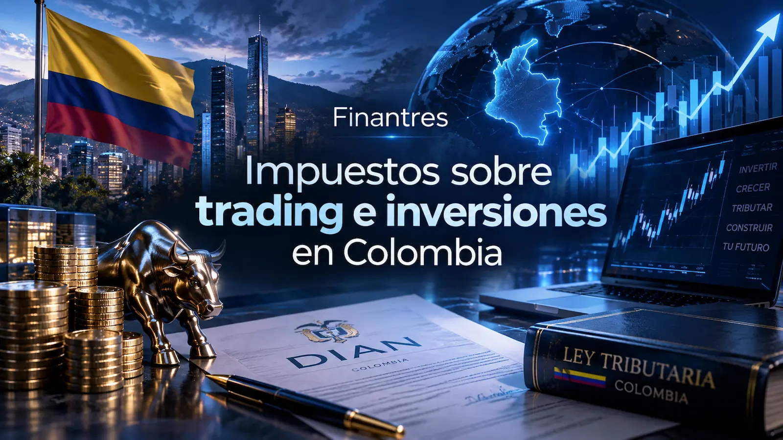 Impuestos sobre trading e inversiones en Colombia