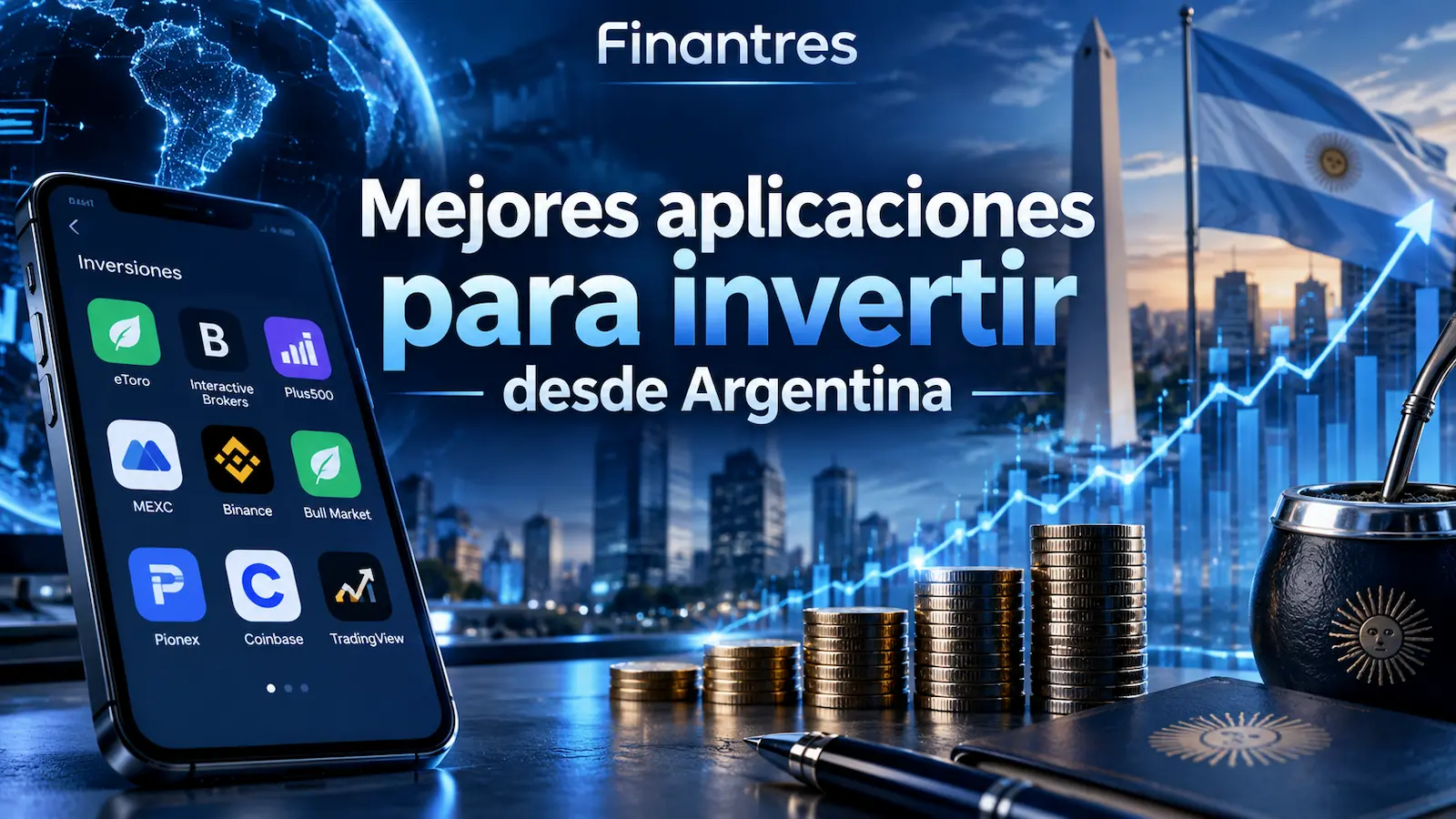 Mejores aplicaciones para invertir desde Argentina