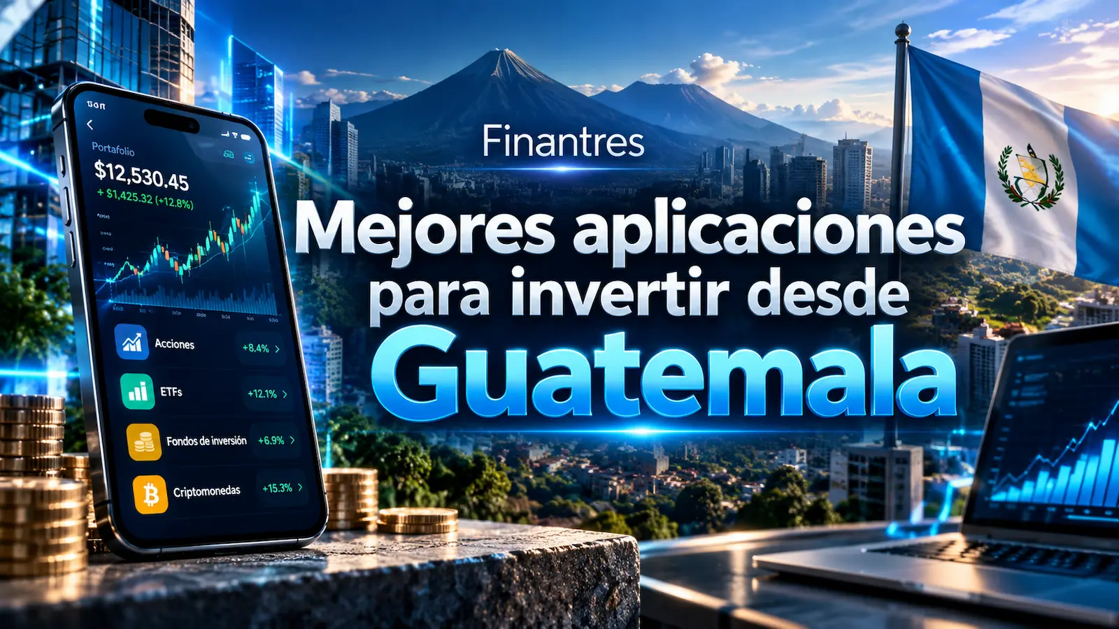 Mejores aplicaciones para invertir desde Guatemala
