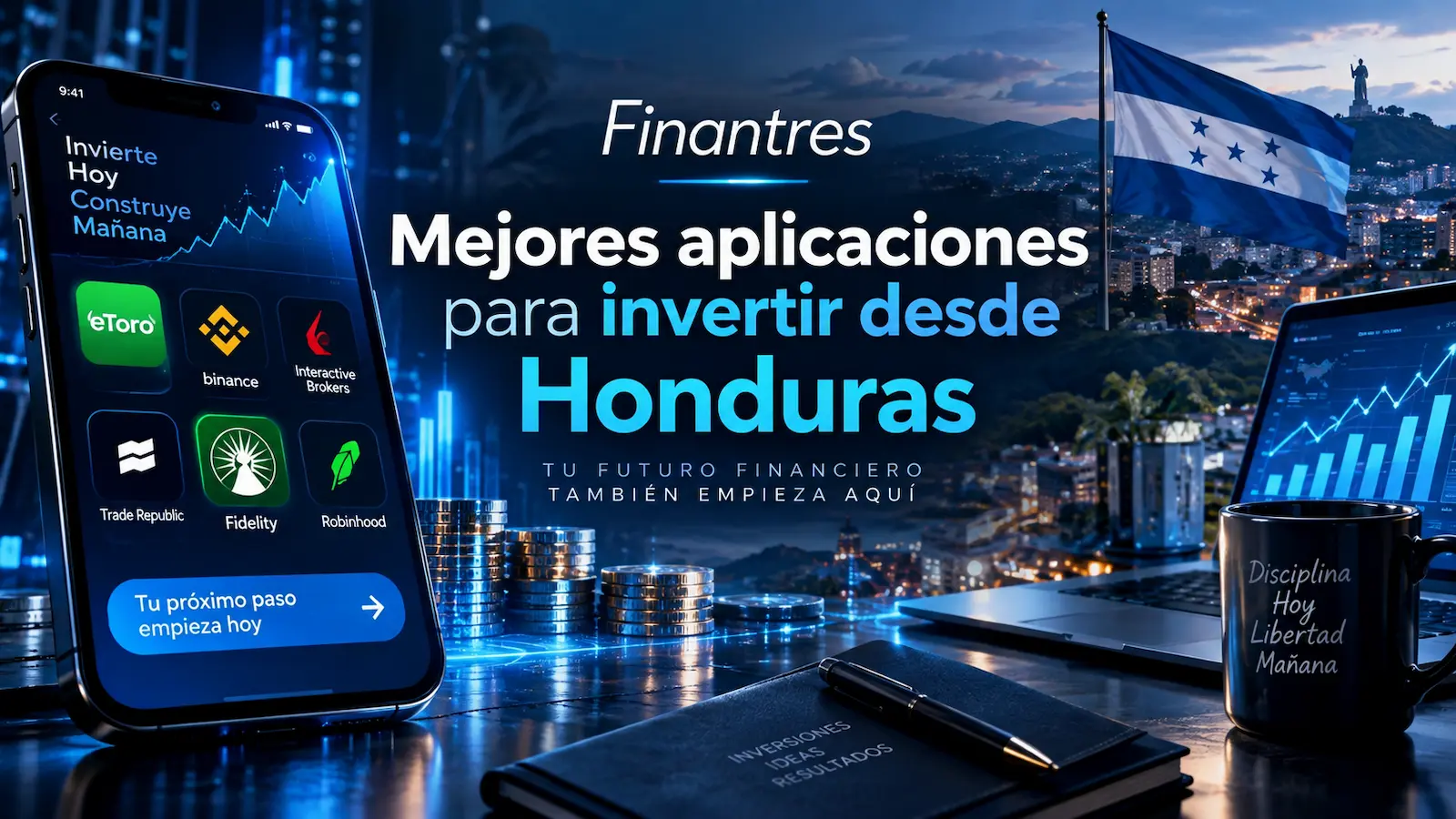 Mejores aplicaciones para invertir desde Honduras