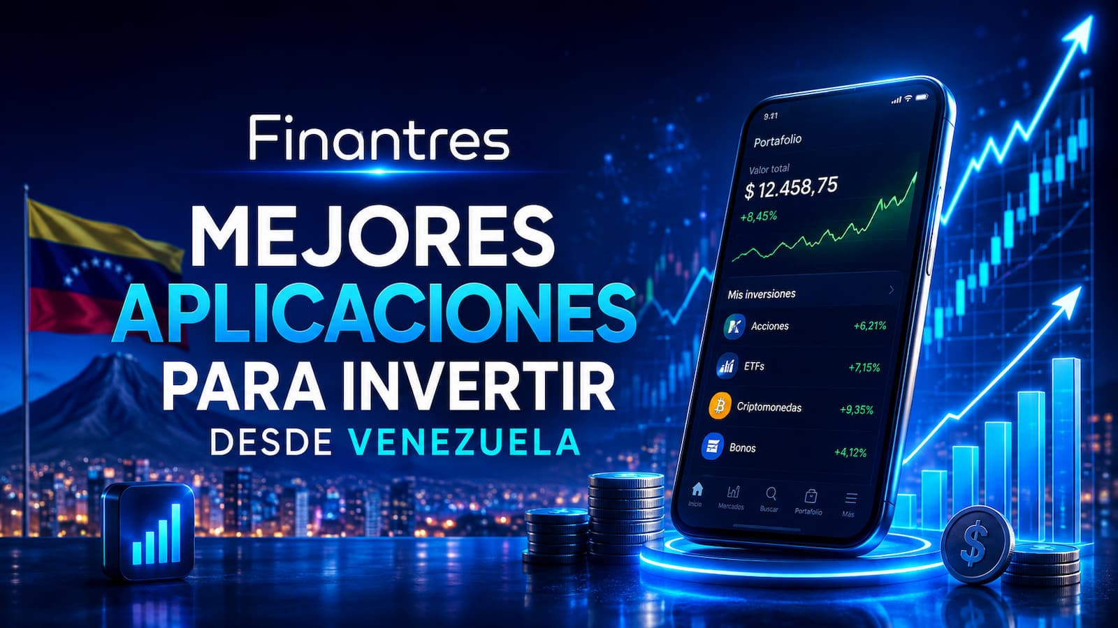Mejores aplicaciones para invertir desde Venezuela: opciones que sí tienen sentido