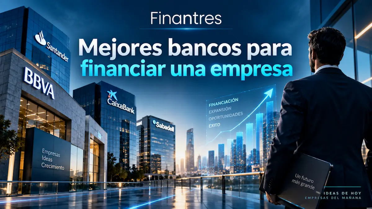 Mejores bancos para financiar una empresa