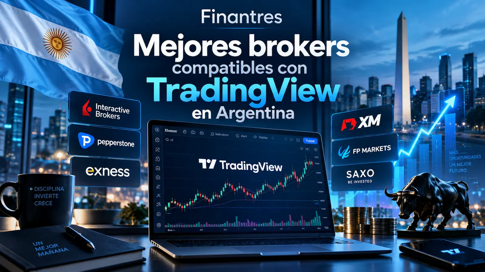 Mejores brokers compatibles con TradingView en Argentina