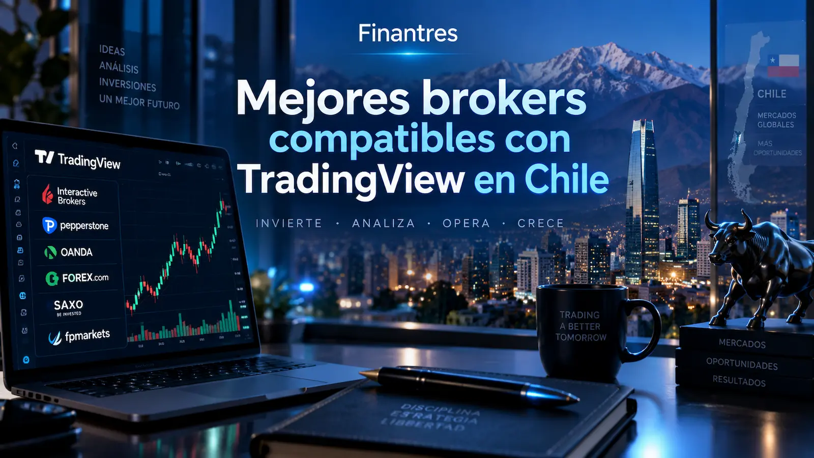 Mejores brokers compatibles con TradingView en Chile