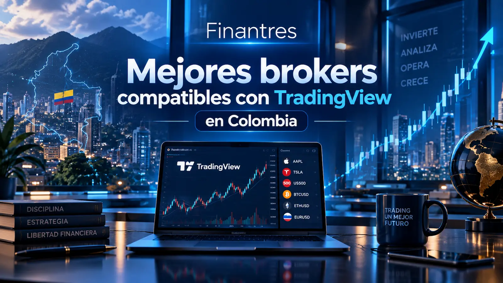 Mejores brokers compatibles con TradingView en Colombia