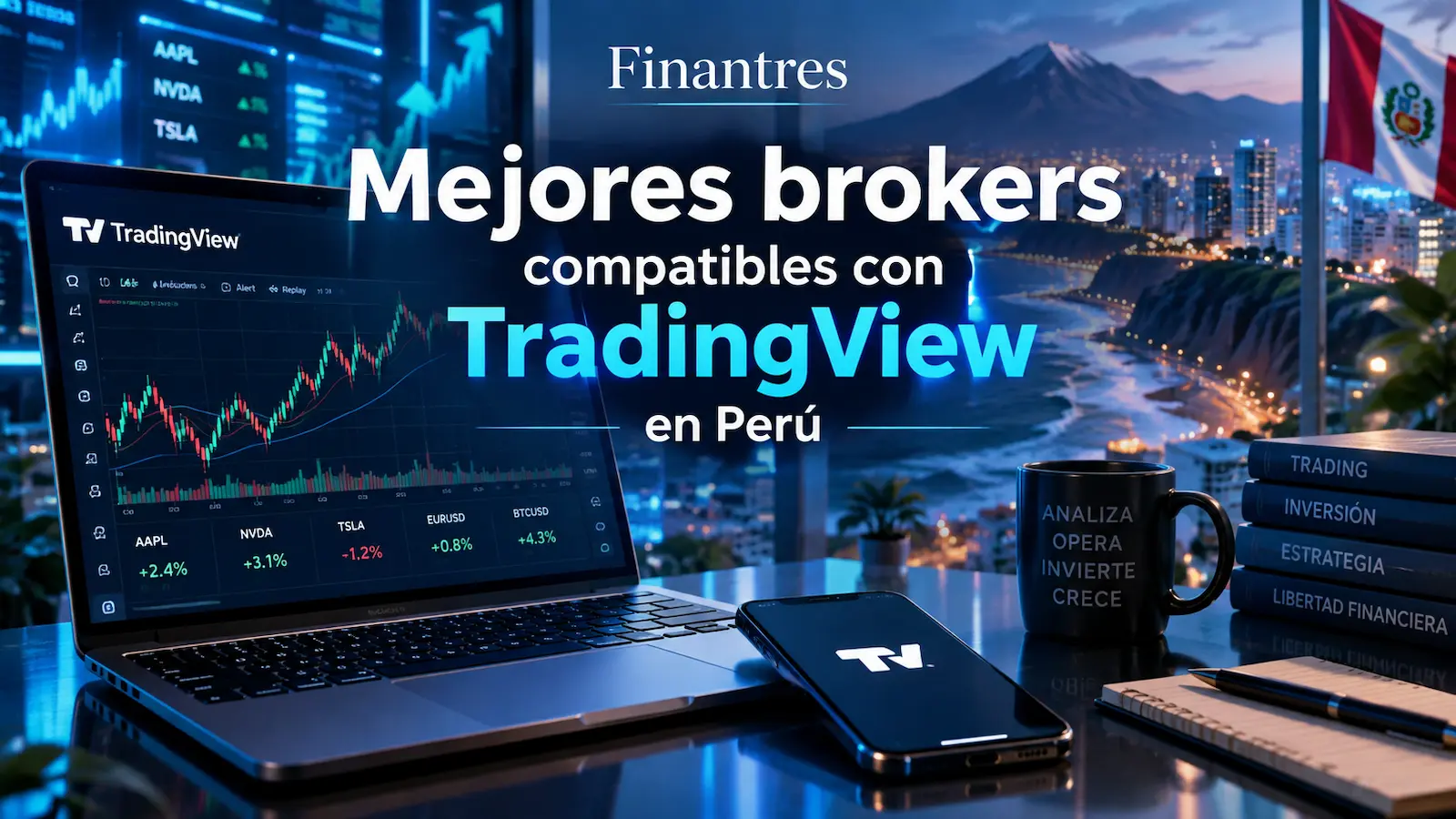 Mejores brokers compatibles con TradingView en Perú