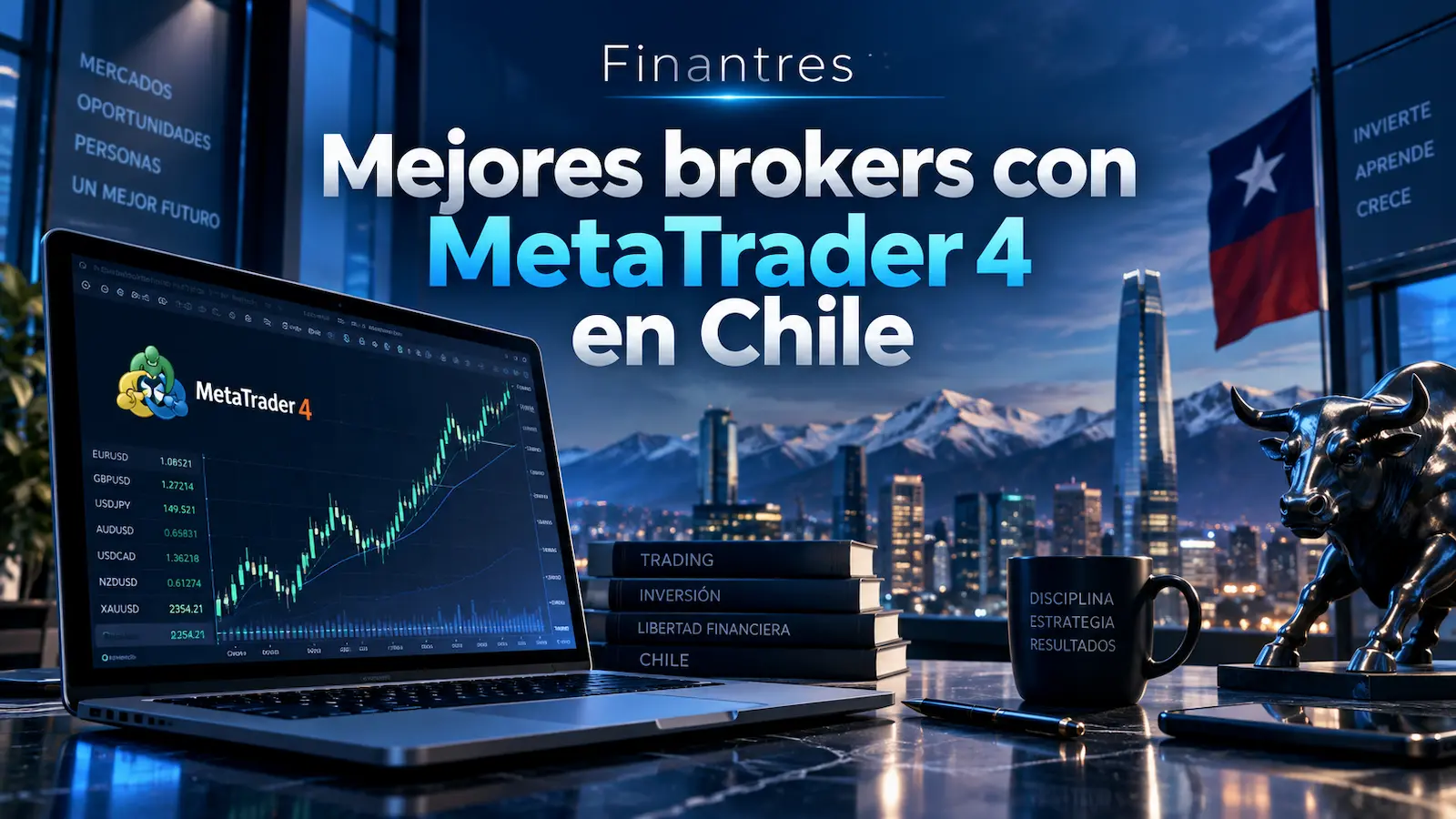 Mejores brokers con MetaTrader 4 en Chile: cuáles elegir y por qué