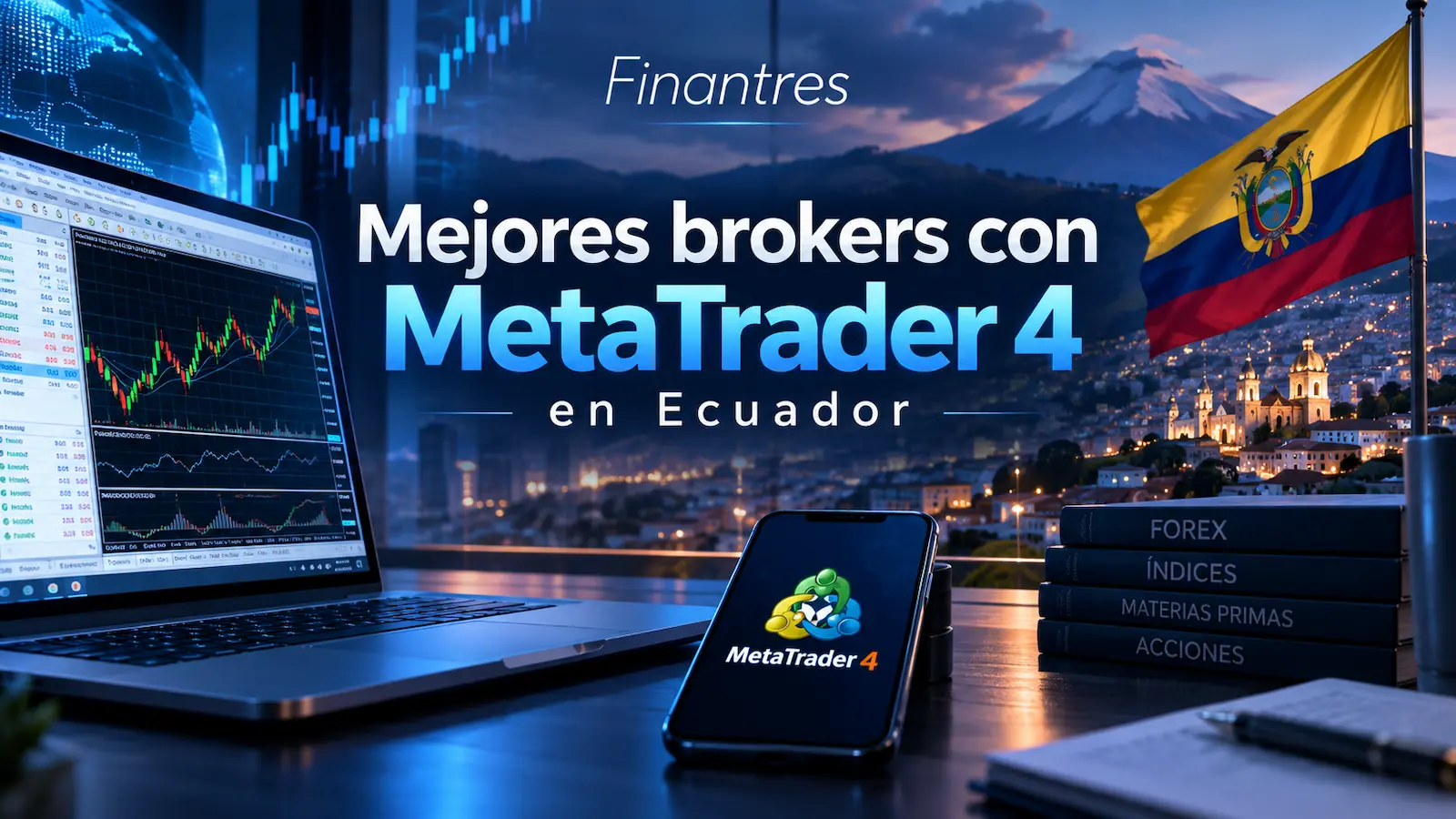 Mejores brokers con MetaTrader 4 en Ecuador