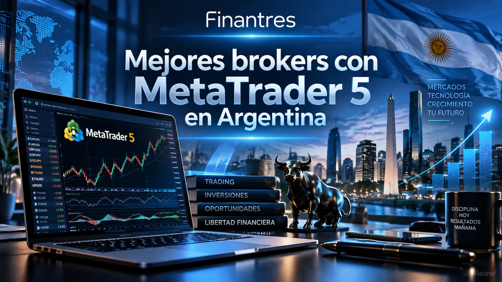 Mejores brokers con MetaTrader 5 en Argentina