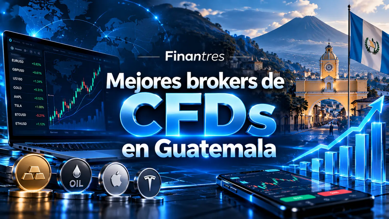 Mejores brokers de CFDs en Guatemala: comparativa y cuál elegir