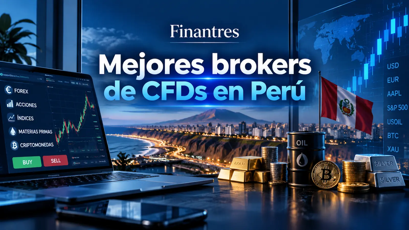Mejores brokers de CFDs en Perú