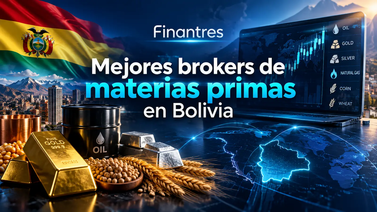 Mejores brokers de materias primas en Bolivia