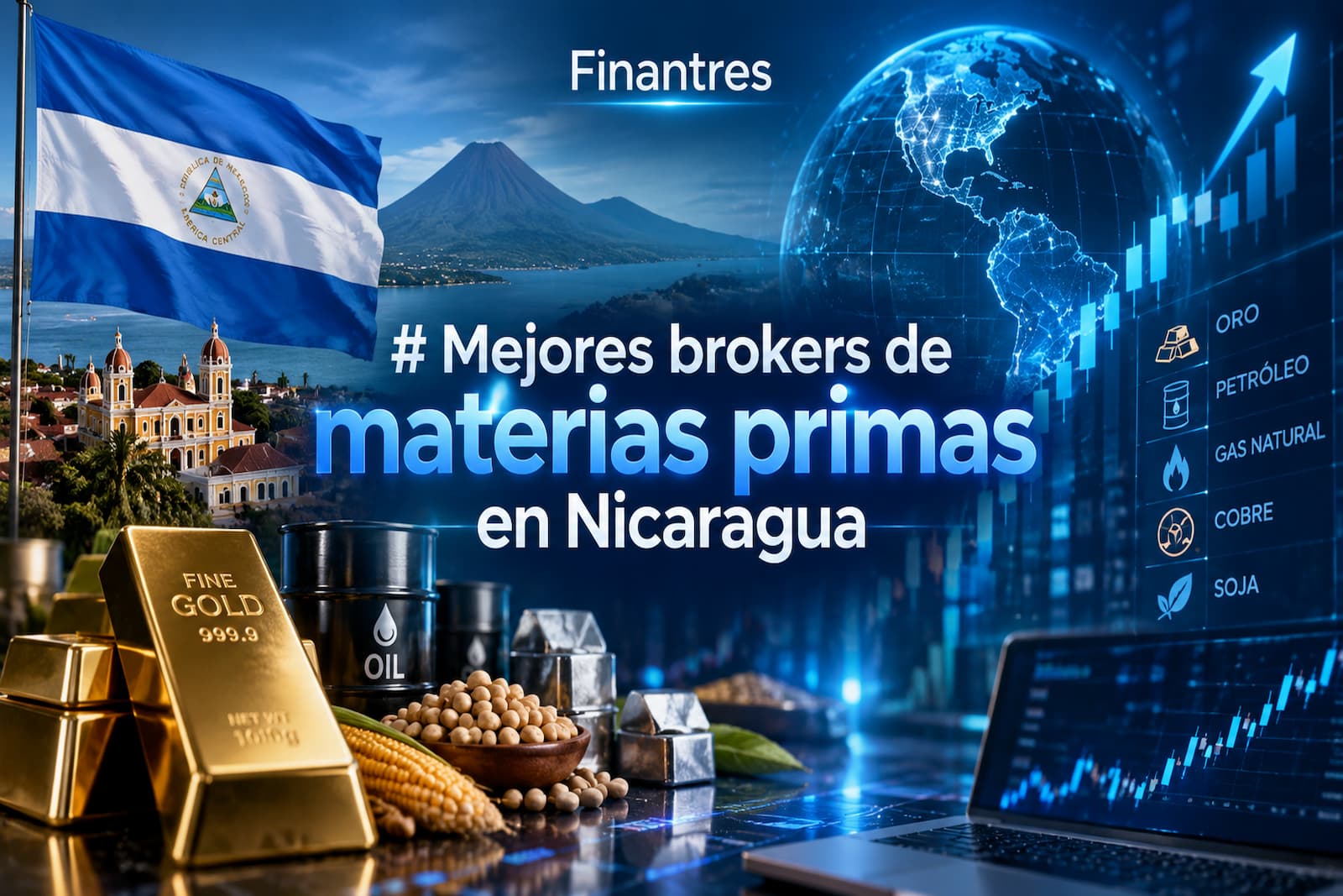 Mejores brokers de materias primas en Nicaragua