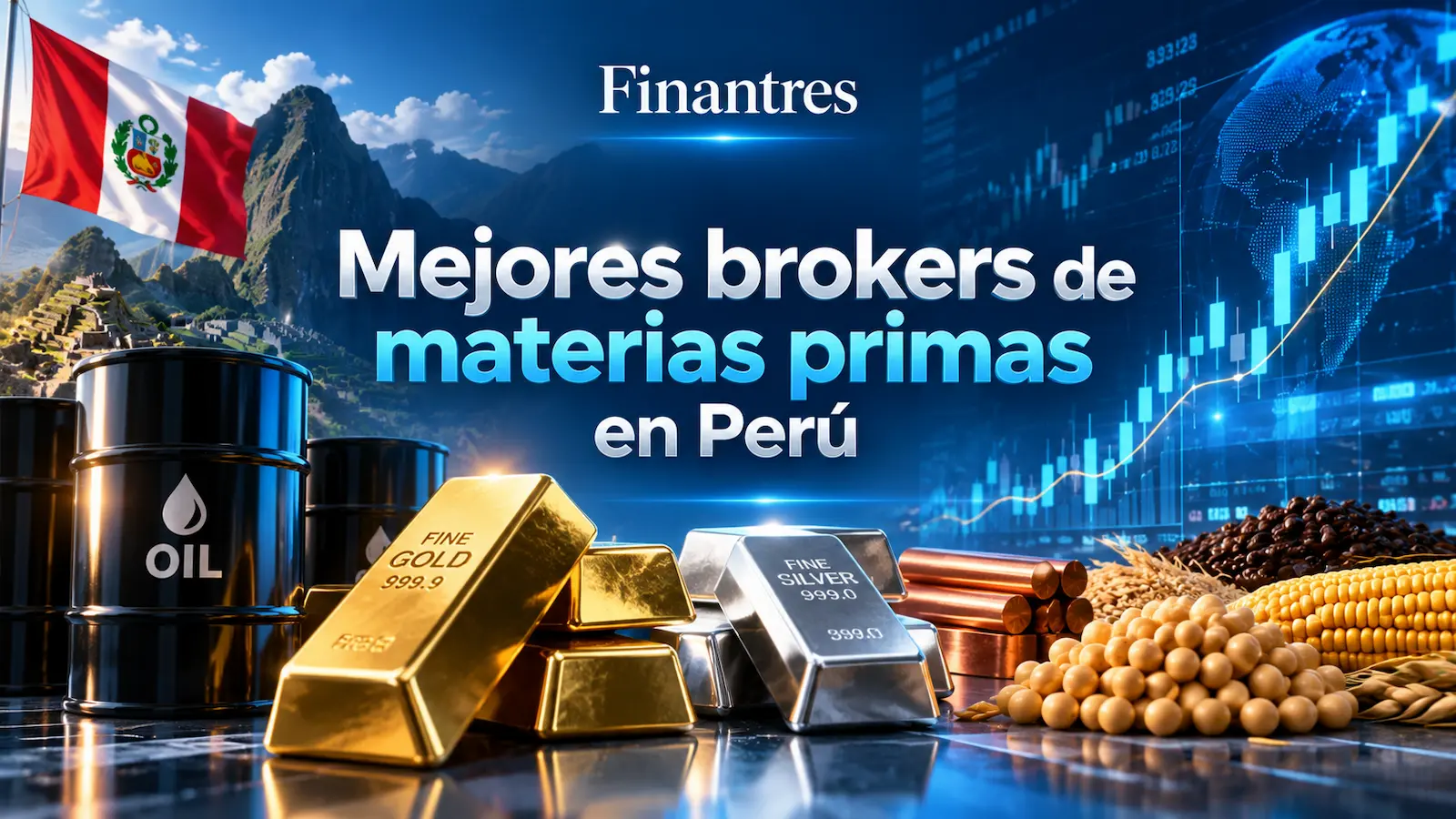Mejores brokers de materias primas en Perú