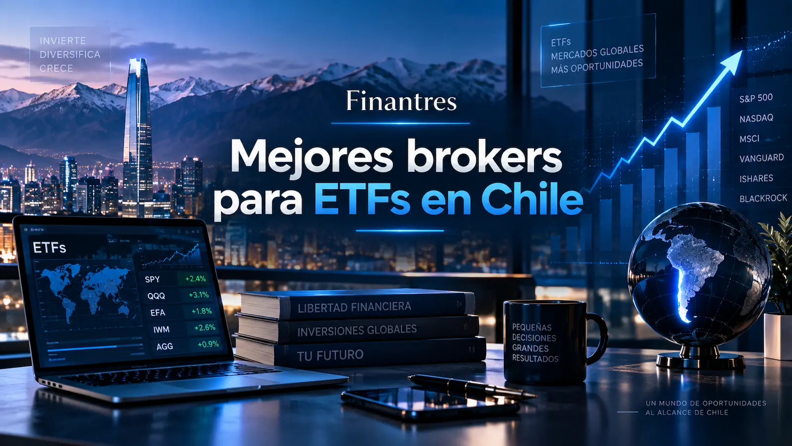 Mejores brokers para ETFs en Chile