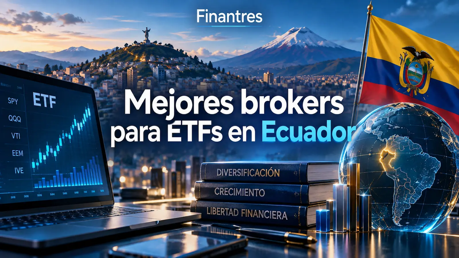 Mejores brokers para ETFs en Ecuador: 4 opciones para invertir de verdad
