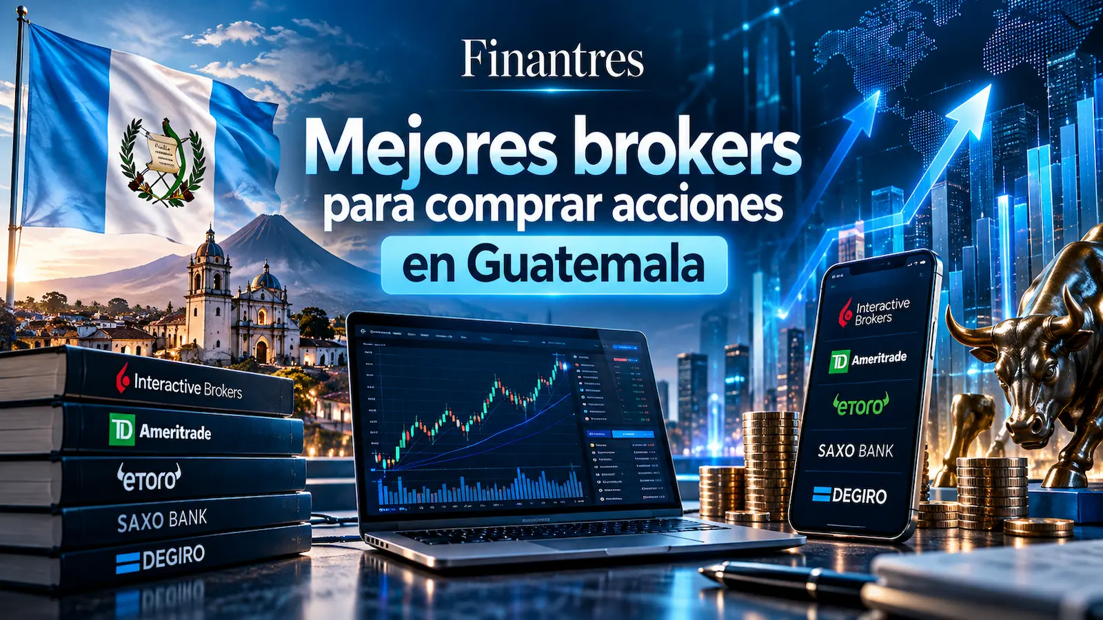 Mejores brokers para comprar acciones en Guatemala: comparativa y cuál elegir
