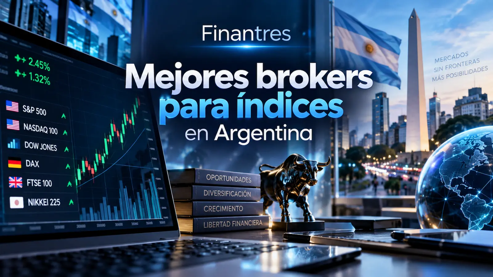 Mejores brokers para índices en Argentina