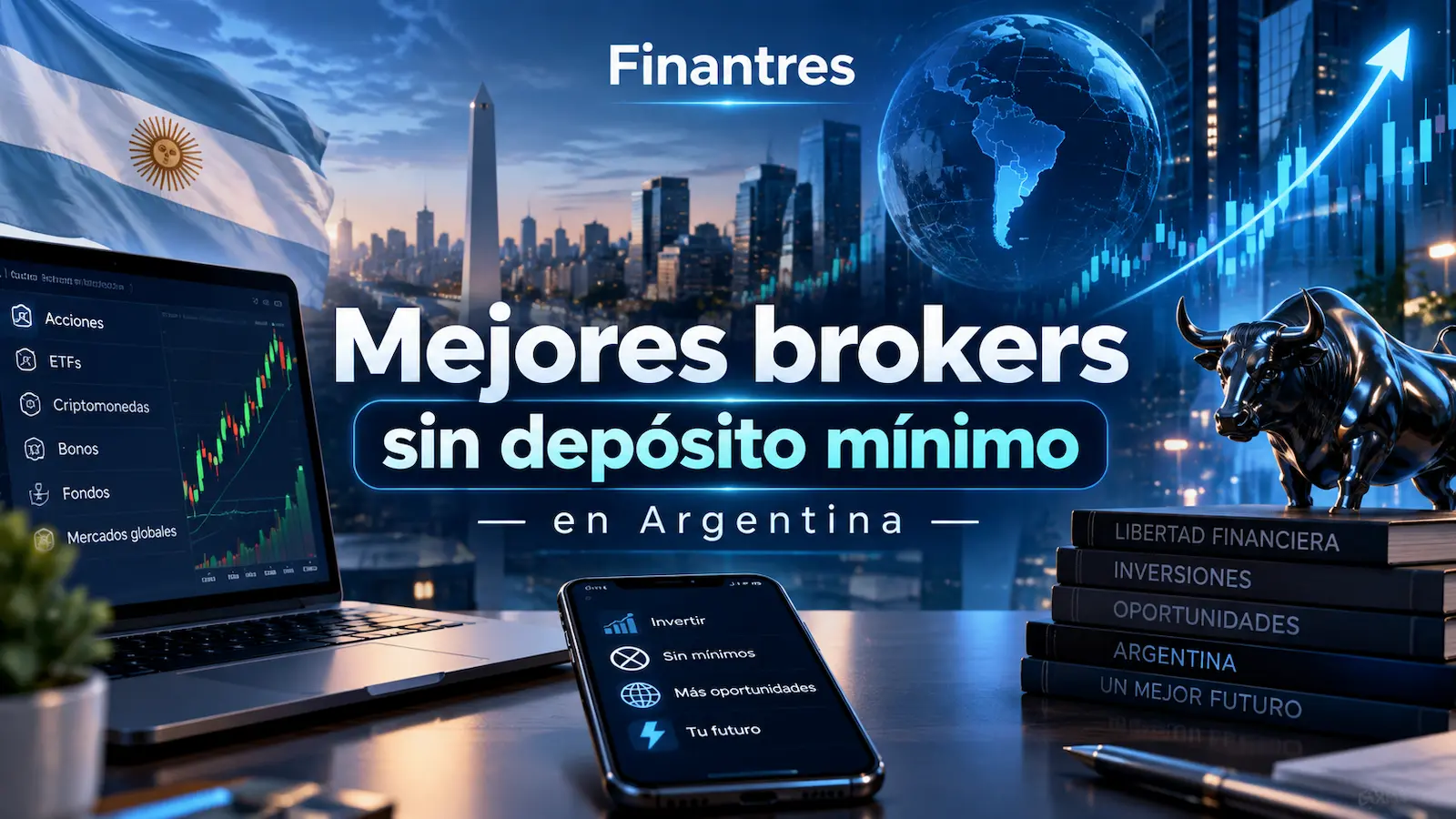 Mejores brokers sin depósito mínimo en Argentina