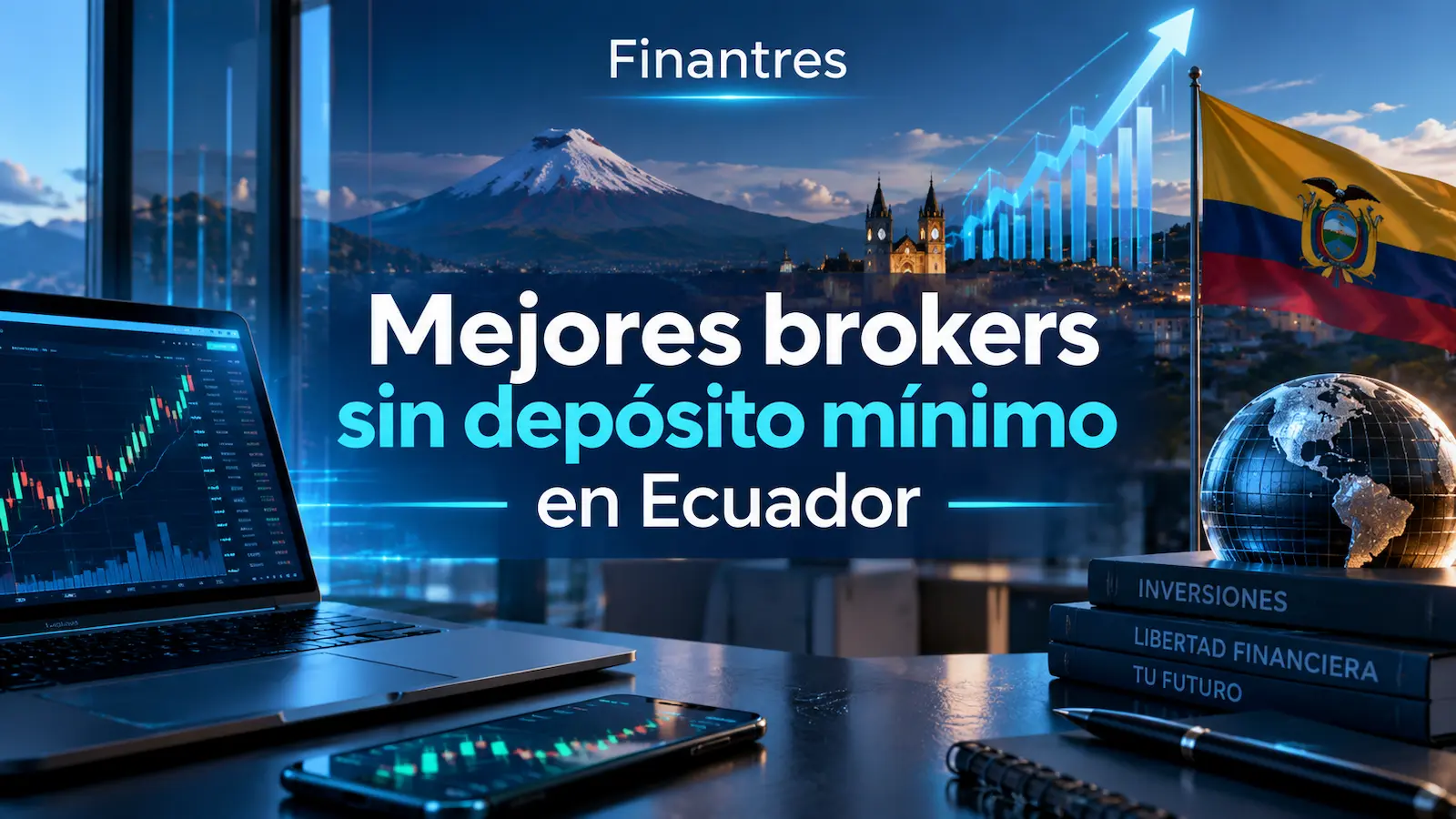 Mejores brokers sin depósito mínimo en Ecuador: opciones reales y sin letra pequeña