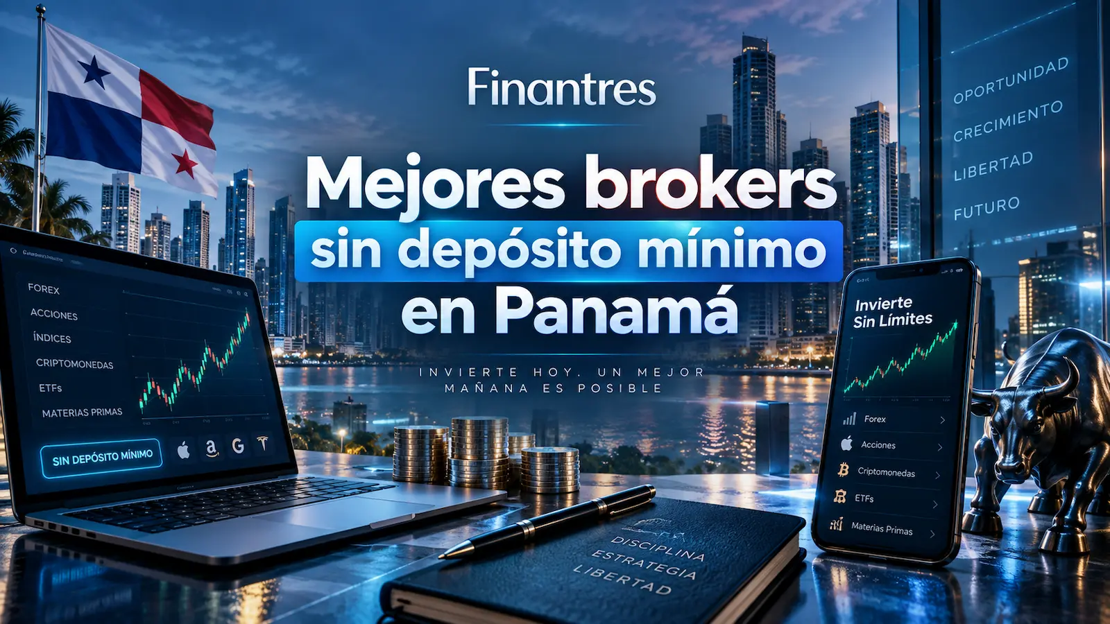 Mejores brokers sin depósito mínimo en Panamá