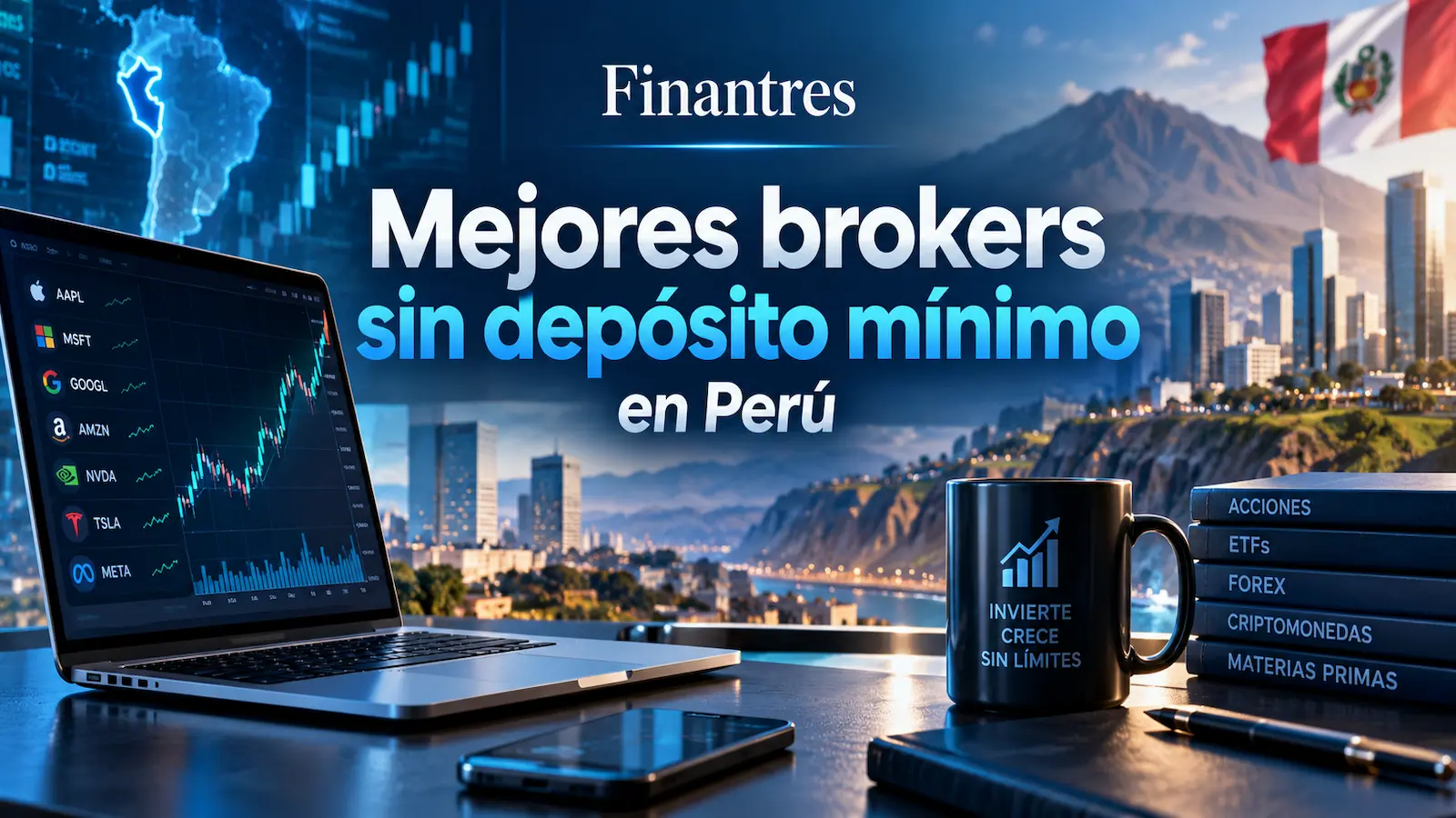 Mejores brokers sin depósito mínimo en Perú