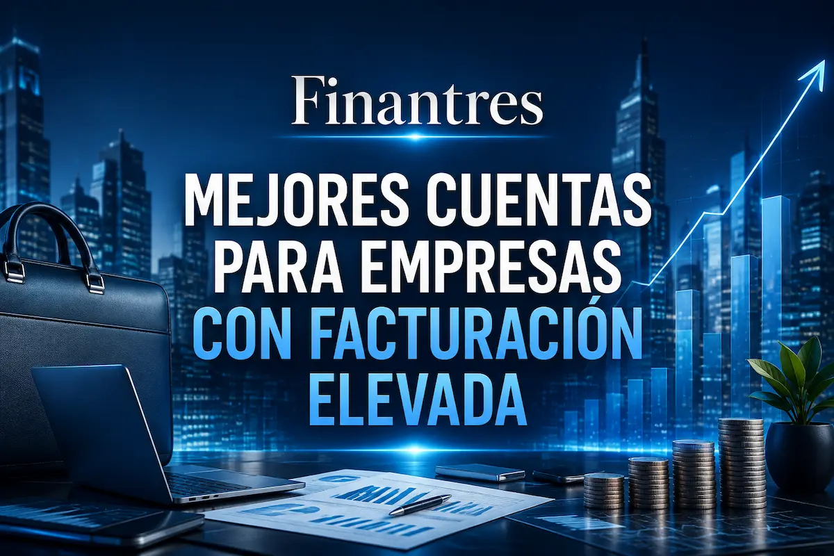 Mejores cuentas para empresas con facturación elevada