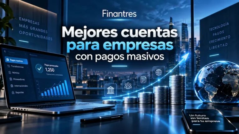 Mejores cuentas para empresas con pagos masivos