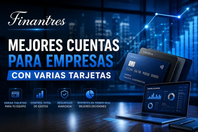 Mejores cuentas para empresas con varias tarjetas