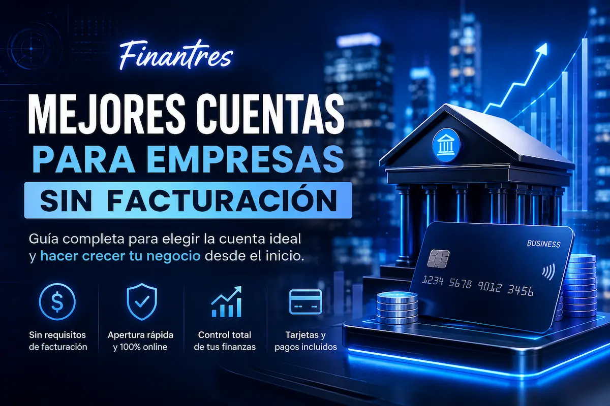 Mejores cuentas para empresas sin facturación
