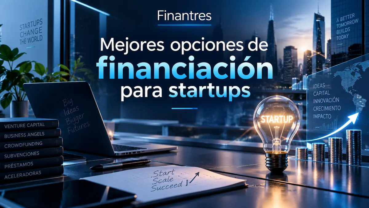 Mejores opciones de financiación para startups