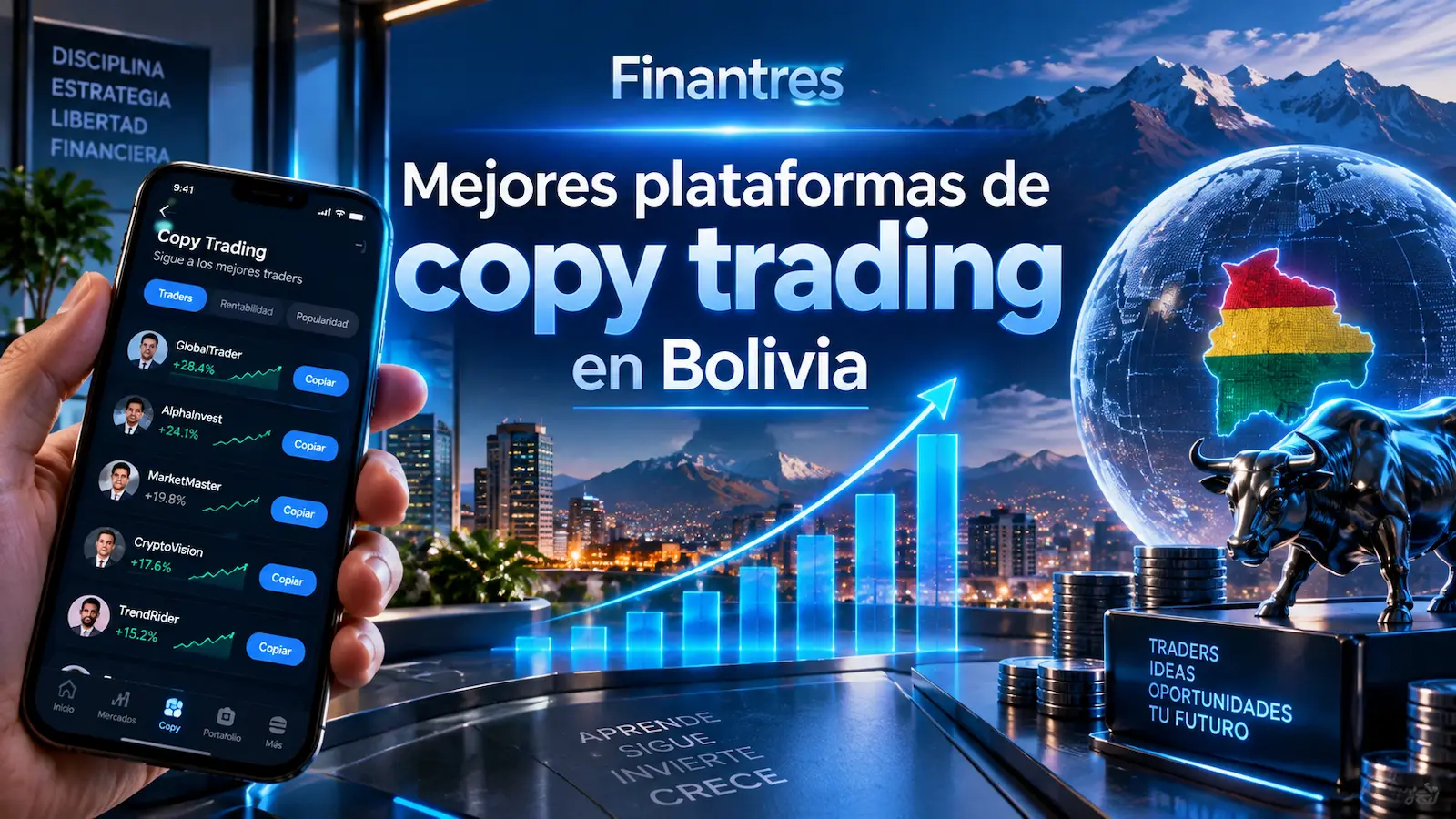 Mejores plataformas de copy trading en Bolivia