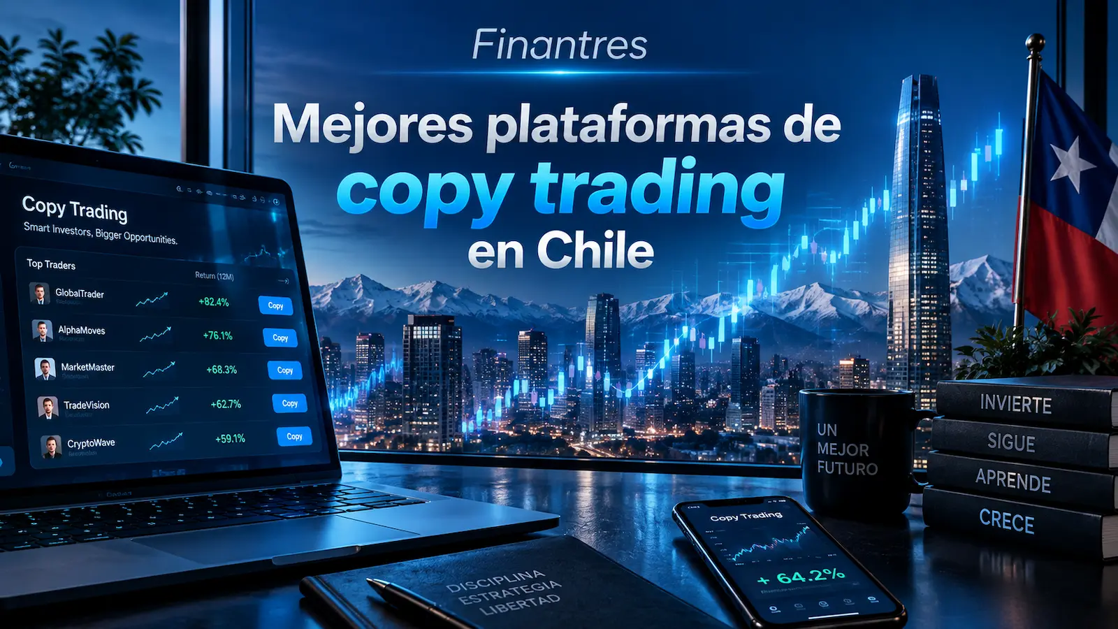 Mejores plataformas de copy trading en Chile: 6 opciones comparadas