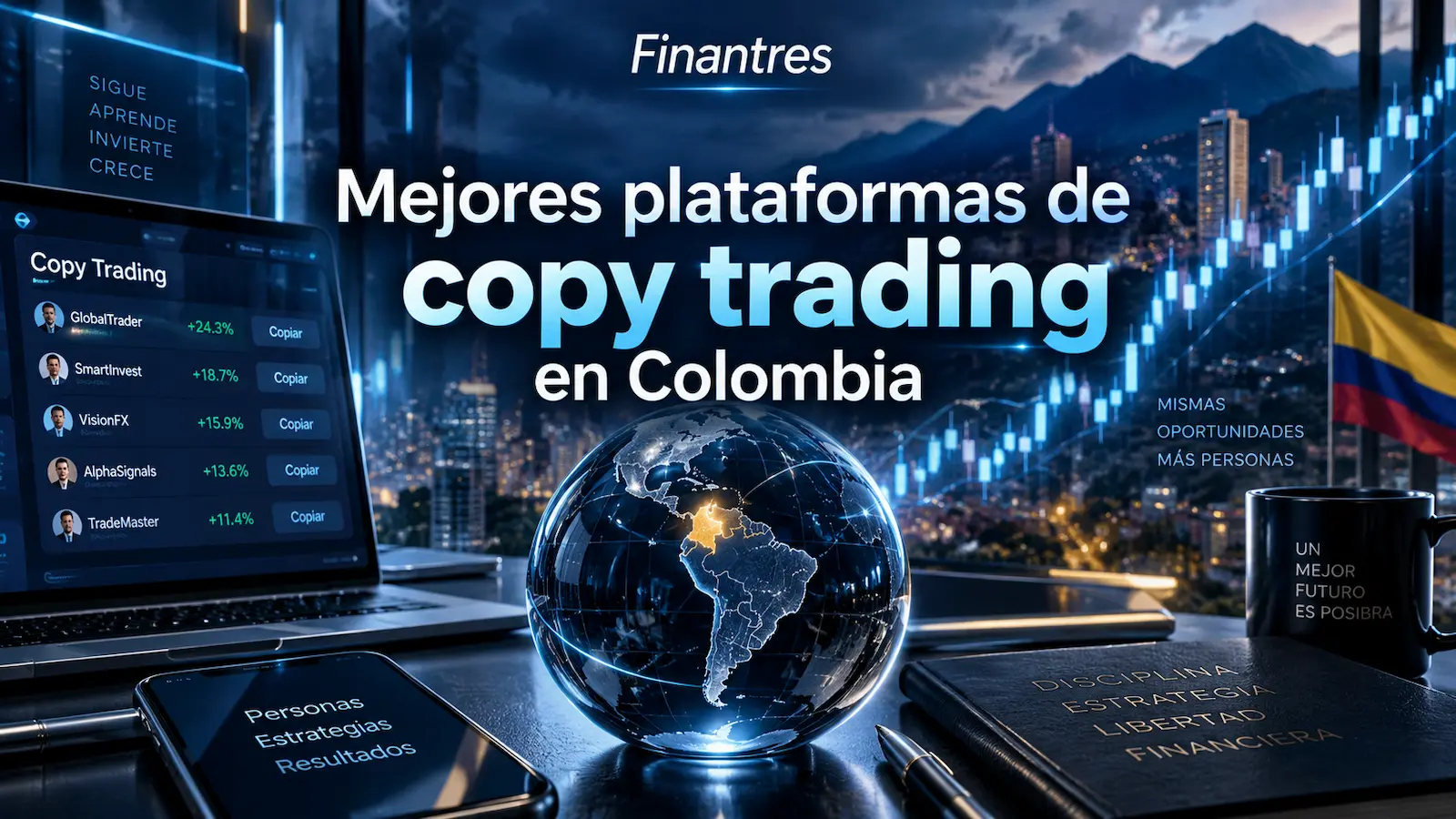 Mejores plataformas de copy trading en Colombia