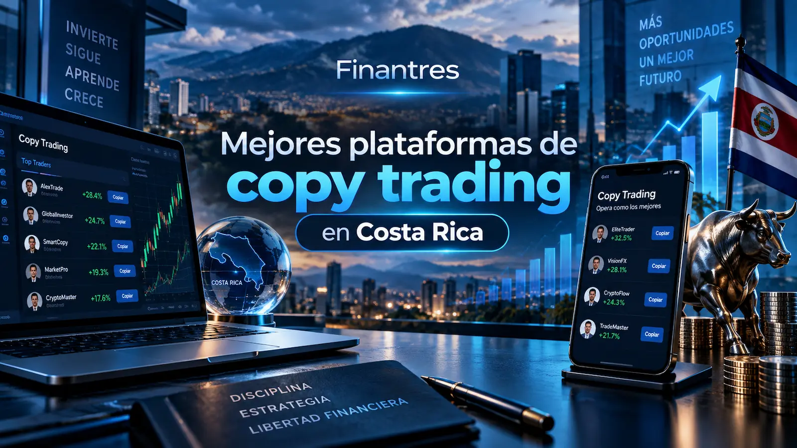Mejores plataformas de copy trading en Costa Rica