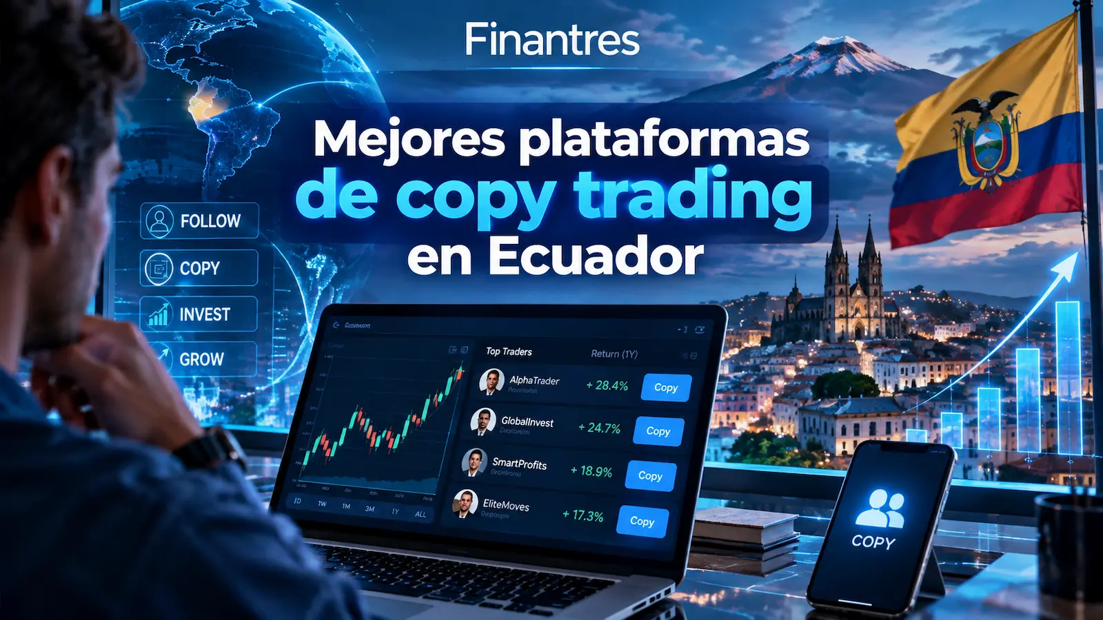 Mejores plataformas de copy trading en Ecuador