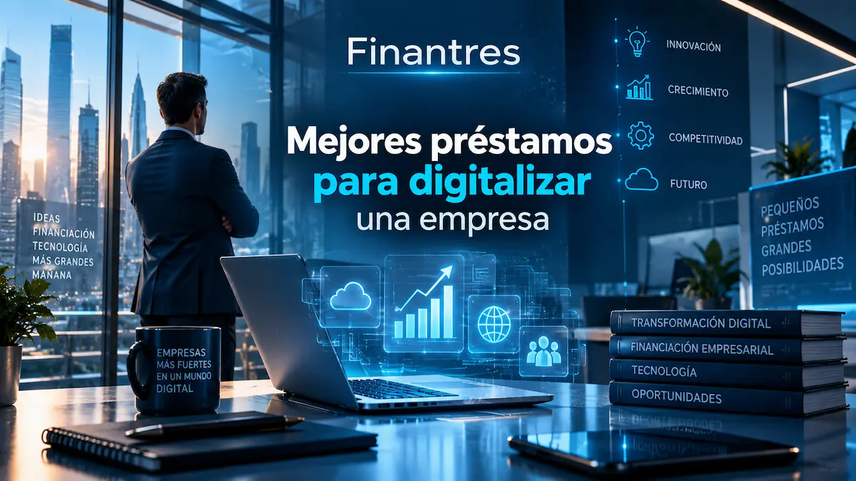 Mejores préstamos para digitalizar una empresa