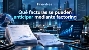 Qué facturas se pueden anticipar mediante factoring