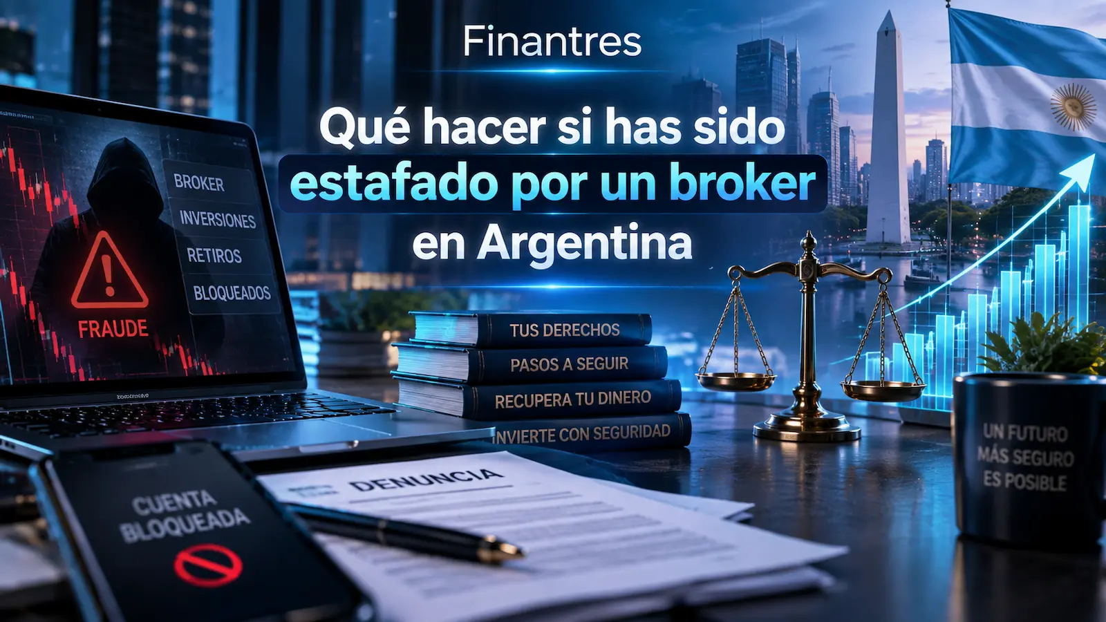 Qué hacer si has sido estafado por un broker en Argentina