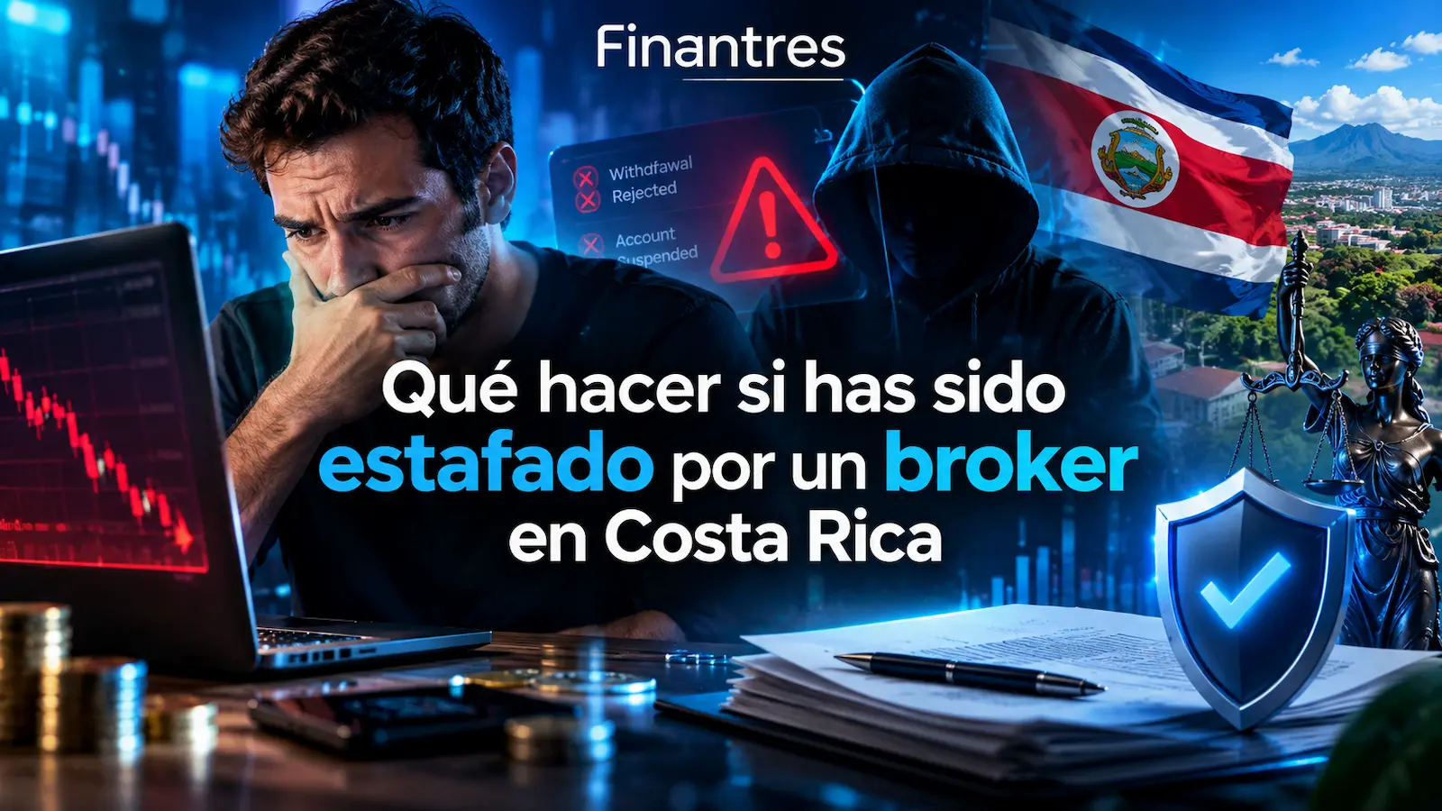 Qué hacer si has sido estafado por un broker en Costa Rica