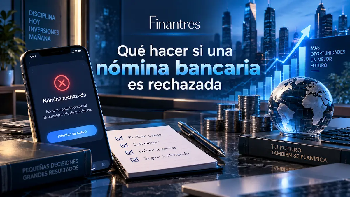 Qué hacer si una nómina bancaria es rechazada
